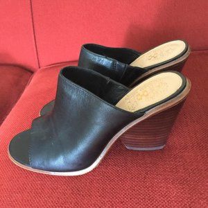 Vince Camuto Leather Sandel Mula Shoes